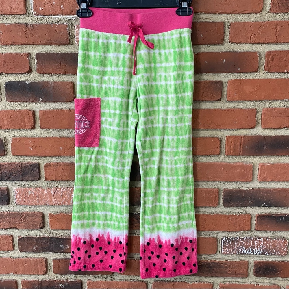 Justice Watermelon Pants sz 8